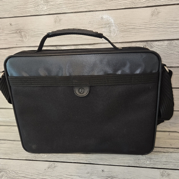 Avenues laptop computer bag Organizer Functional Black Messenger Bag Brief Case - Picture 2 of 6